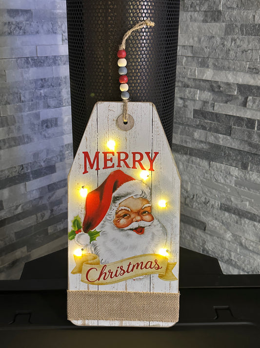 Merry Christmas Wall Plaque