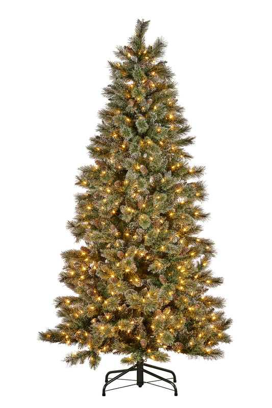 7.5ft Christmas Tree with Lights- Cashmere