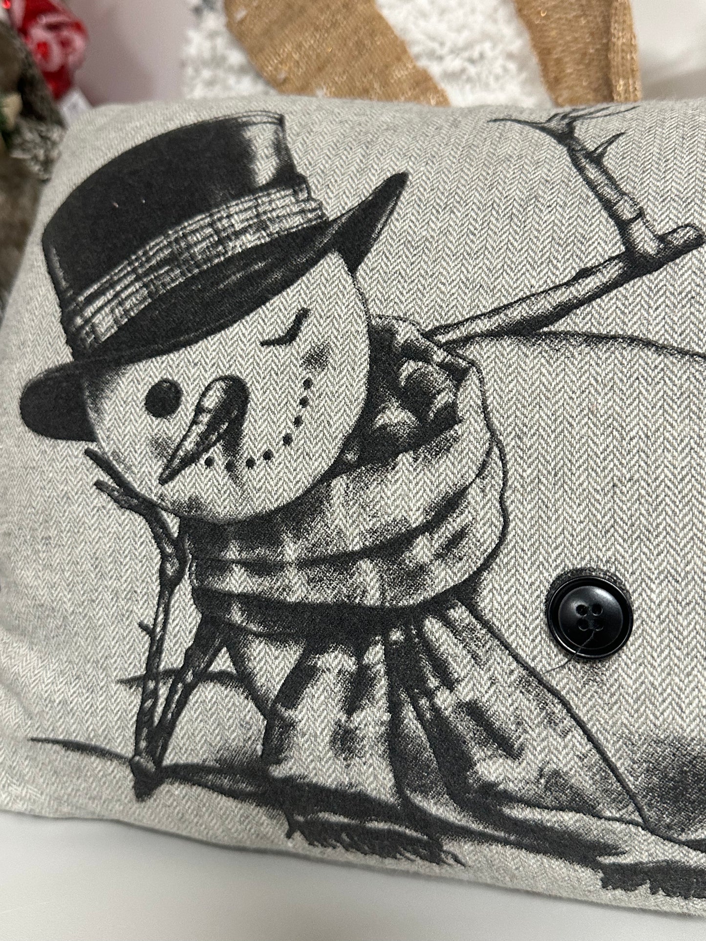 Snowman Cushion