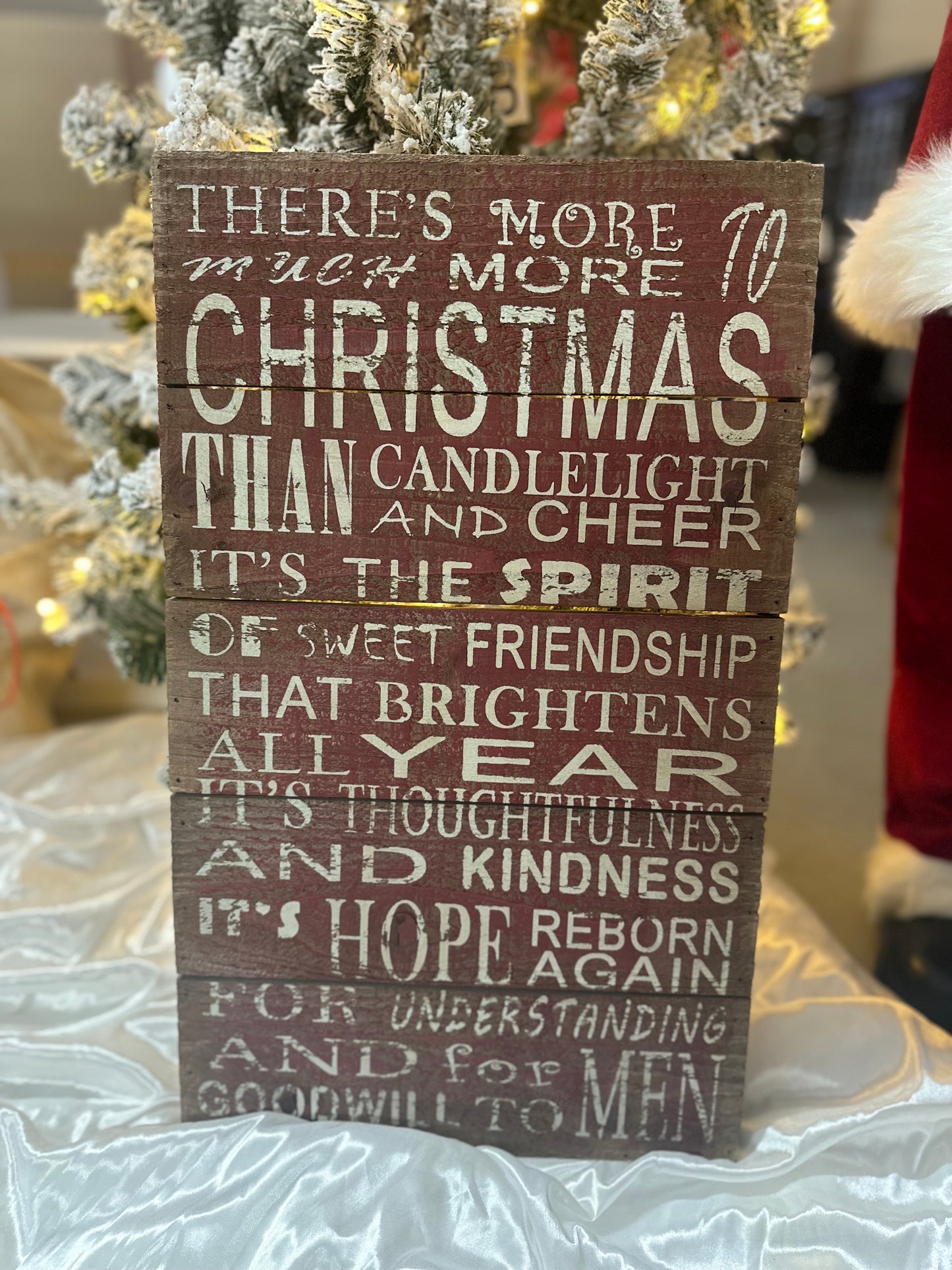 More to Christmas Sign