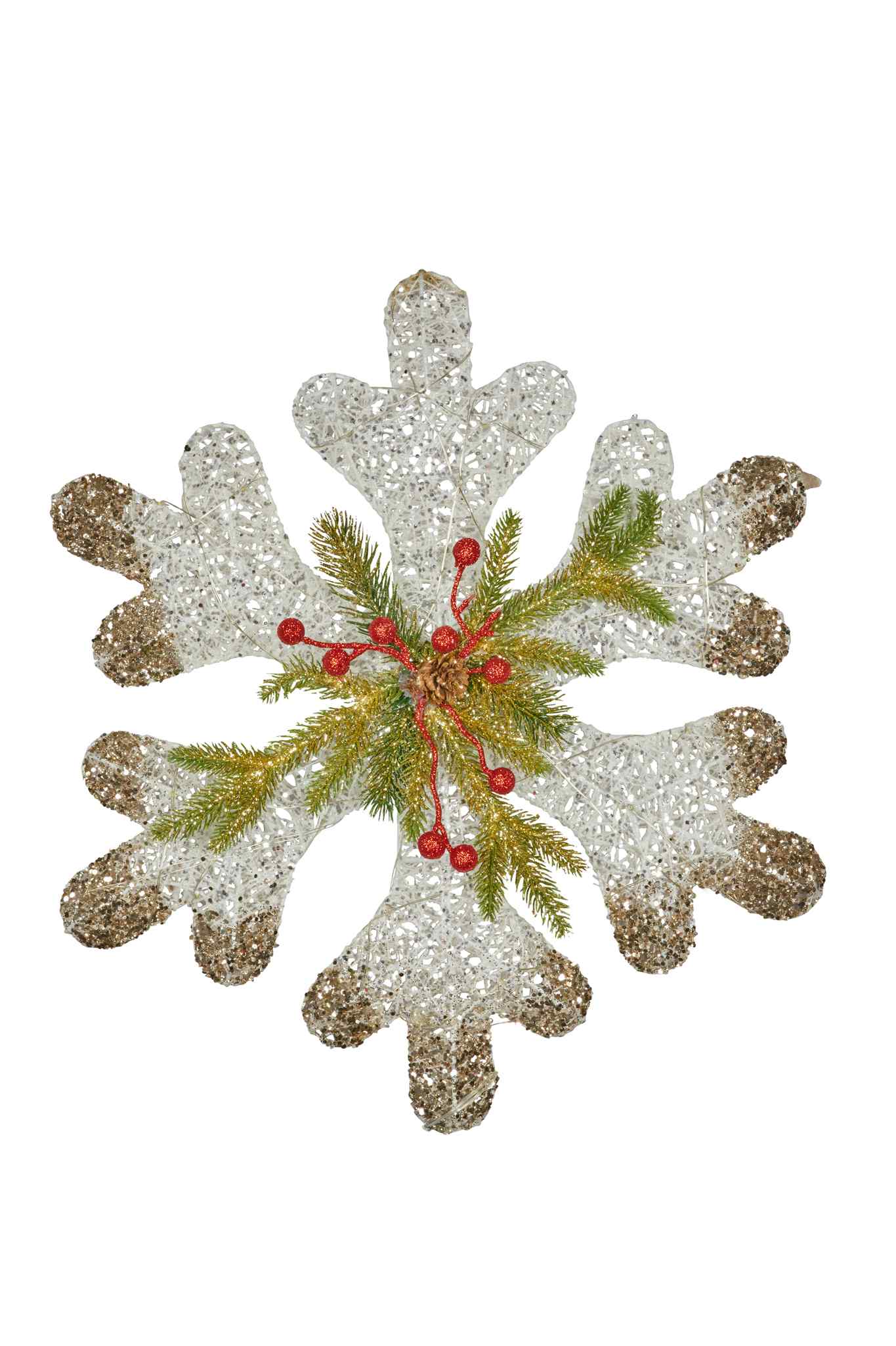 Christmas Snowflake with Lights